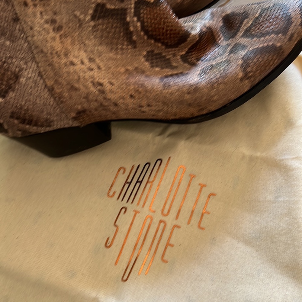 Charlotte Stone Daria Python Boot 9 - Picture 5 of 8